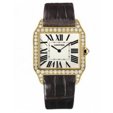 Cartier Santos WH100551 Mens Automatic Silver Swiss ETA 2824