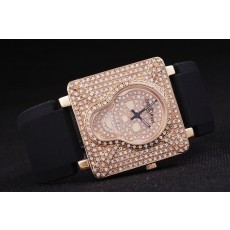 Replica  Airborne BR01 672 Red Gold Diamonds-br30