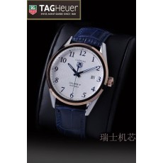 Tag Heuer Carrera Calibre 5 Golden Bezel Swiss Automatic Arabic Numerals 