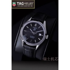 Tag Heuer Carrera Calibre 5 Silvery Bezel Swiss Automatic Stick Markers