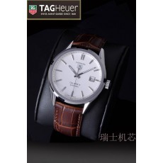 Tag Heuer Carrera Calibre 5 Silvery Bezel Swiss Automatic Stick Markers