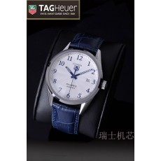 Tag Heuer Carrera Calibre 5 Silvery Bezel Swiss Automatic Arabic Numerals