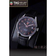 Tag Heuer Carrera Calibre 5 Silvery Bezel Swiss Automatic Arabic Numerals