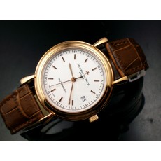 Vacheron Constantin Patrimony Swiss 2824 Automatic White Dial Stick Markers Rose Gold