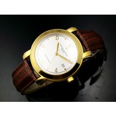 Vacheron Constantin Patrimony Swiss 2824 Automatic White Dial Numeral Markers Gold