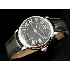 Cartier Ronde Solo Swiss 2824 Automatic Black Dial Roman Numeral Markers