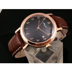 Breguet Classique Swiss 2824 Automatic Black Dial Rose Gold