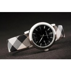 Replica  Replica Burberry Round 3-Hand Date Watch-bb4