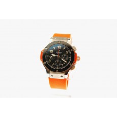 Swiss Hublot Big Bang Replica Chronograph 44mm Steel & Orange Strap20539