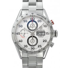 Tag Heuer CV2A11.BA0796 Carrera Mens Automatic White Swiss ETA 7750