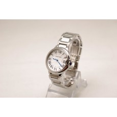 Cartier Ballon Bleu 36MM Swiss Automatic Women Watch Steel M06