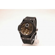 Swiss Hublot Big Bang replica Tourbillon Solo Bang 44mm All Black & Ceramic Bezel - LIMITED EDITION20448