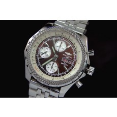 Breitling Bentley Chronograph Swiss 7750 Mens Automatic Red Dial