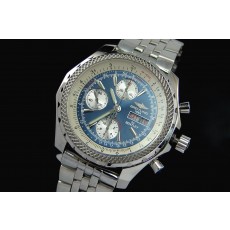 Breitling Bentley Chronograph Swiss 7750 Mens Automatic Blue Dial