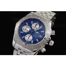 Breitling Chronomat Evolution Swiss 7750 Mens Automatic Blue Dial