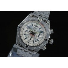 Breitling Chronomat B01 Swiss 7750 Mens Automatic White Dial