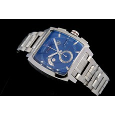 Tag Heuer Monaco Swiss 7750 Mens Quartz Blue Dial