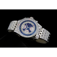Breitling Montbrillant Swiss 7750 Mens Automatic Blue Dial