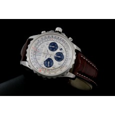 Breitling Bentley Swiss 7750 Mens Automatic White Dial Brown