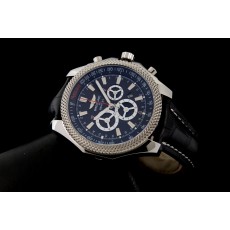 Breitling Bentley Swiss 7750 Mens Automatic Blue Dial Black