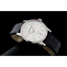 Montblanc Swiss 2824 Mens Automatic White Dial Numeral Markers