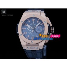 Hublot 401.MX.0123.GR King Power Mens Automatic Stainless Steel Blue Swiss 7750