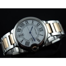 Cartier Ballon Bleu De Swiss 2671 Automatic White Dial Roman Numeral Markers Rose Gold