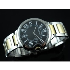 Cartier Ballon Bleu De Swiss 2671 Automatic Black Dial Roman Numeral Markers Gold