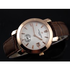 Vacheron Constantin Patrimony Swiss 2824 Automatic White Dial Stick Markers Rose Gold 