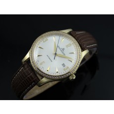 Jaeger LeCoultre Swiss 2824 Automatic White Dial Diamond Bezel Gold