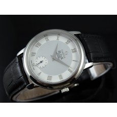 Omega De Ville Swiss 2824 Mens Automatic White Dial Sub-Dial Roman Markers