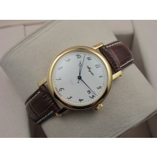 Breguet Classique 18K Gold Swiss 2824 Automatic White Dial 