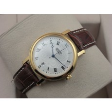 Breguet Classique 18K Gold Swiss 2824 Automatic White Dial