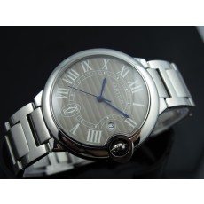 Cartier Ballon Bleu De Swiss 2671 Automatic Grey Dial Roman Numeral Markers