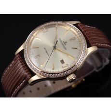 Jaeger LeCoultre Swiss 2824 Automatic Rose Gold Dial Diamond Bezel