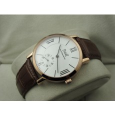 Piaget Altiplano Swiss 2824 Automatic Rose Gold White Dial