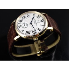 Cartier Ronde Solo Swiss 2824 Automatic White Dial Roman Numeral Markers Gold