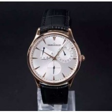 Jaeger LeCoultre MasterControl White Dial Swiss Automatic Leather Strap