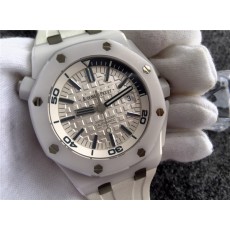 Audemars Piguet Royal Oak Offshore Swiss 3120 Automatic Watch Full White