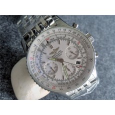 Breitling Navitimer Swiss Chronograph White Dial Index Hour Markers