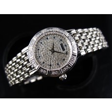 Piaget Dancer Swiss 2824 Quartz Silver Dial Diamond Markers   