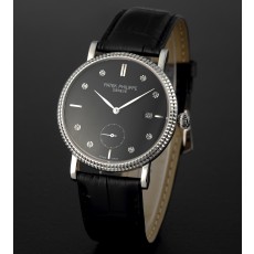 Patek Philippe Grand Complications Swiss 2824 Ladies Automatic Black Dial Diamond Stick Markers