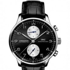 IWC Portuguese IW371404Mens Automatic Black Swiss ETA 2824