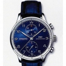 IWC Portuguese IW371432 Mens Automatic Blue Swiss Chronograph