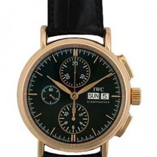 IWC Portofino IW378305 Mens Automatic Black Swiss ETA 2824