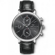 IWC Portofino IW391008 Mens Automatic Black Swiss ETA 2824