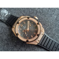 Swiss Hublot KING POWER Replica UNICO KING GOLD With Diamonds- LIMITED EDITION20457