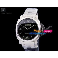 Panerai PAM 00328 Luminor Marina Mens Automatic Stainless Steel Black Swiss 7750