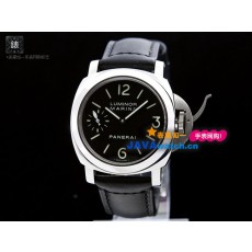 Panerai PAM 00111 Luminor Marina Mens Automatic Black Leather Strap