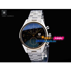  Tag Heuer Carrera Mens Automatic Stainless Steel Black Swiss ETA 7750